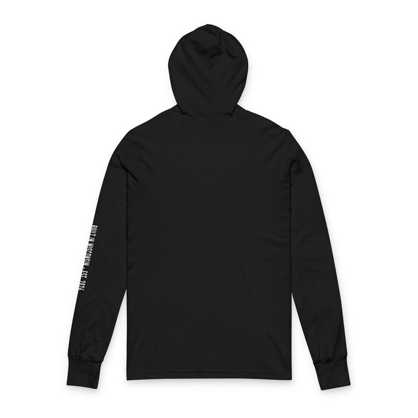 Hooded Long Sleeve Tee — Faysfour Collective Minimal Logo