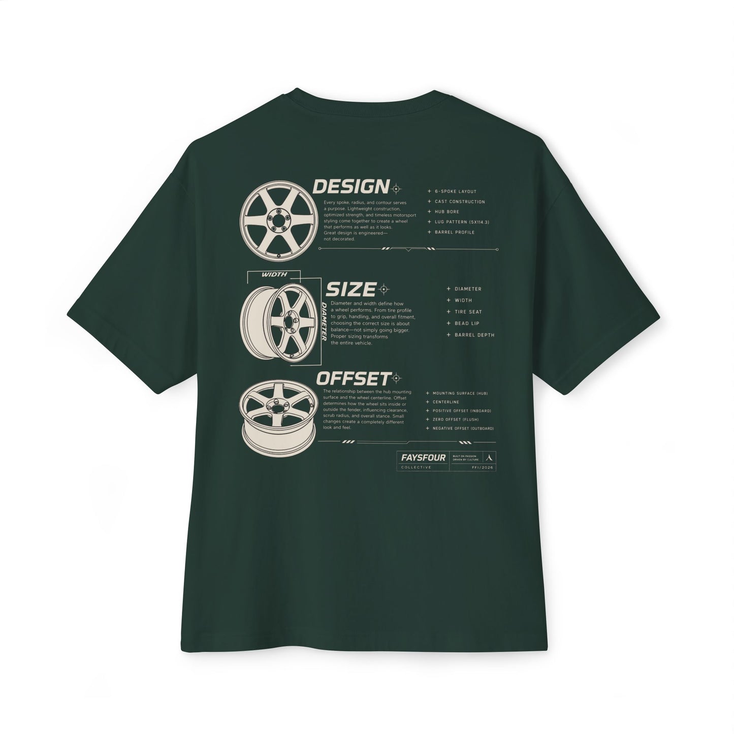 Car Wheel Anatomy Tee